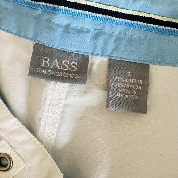 G.H. Bass & Co. White Flare Pants - Size 6 - Picture 9 of 11